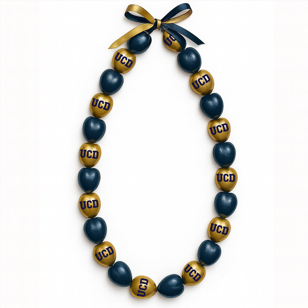 UC Davis Kukui Nut Lei