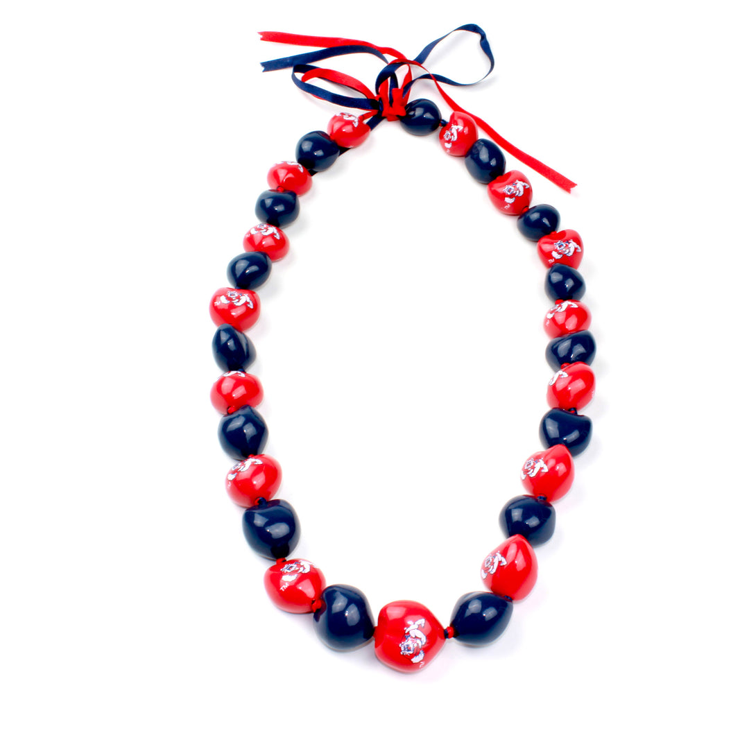 Fresno State Bulldogs Kukui Nut Lei