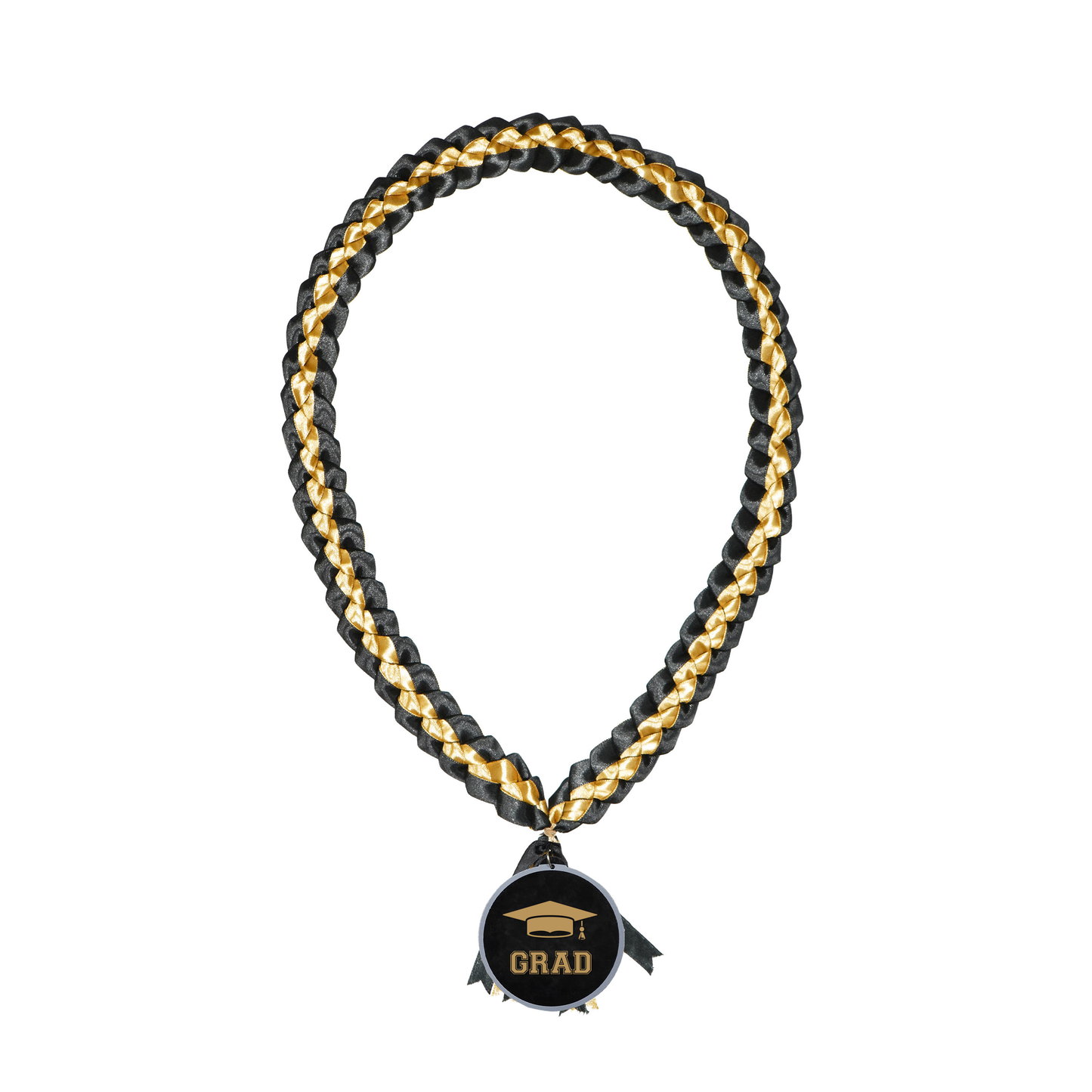 Class of 2023 Ribbon Lei Black and Gold